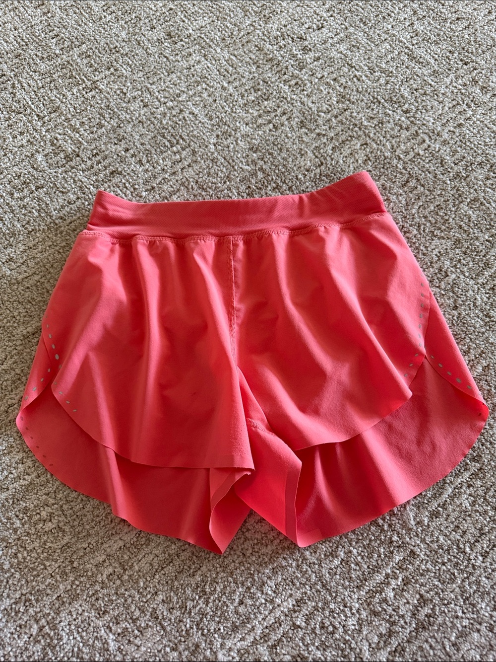 lululemon athletica Coral Pink Layered Athletic Shorts